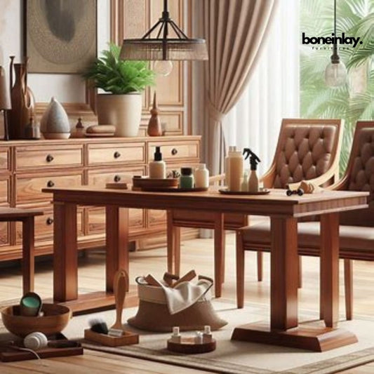 Furniture Care Tips to Keep Your Wooden Furniture Beautiful - Bone Inlay Furnitures